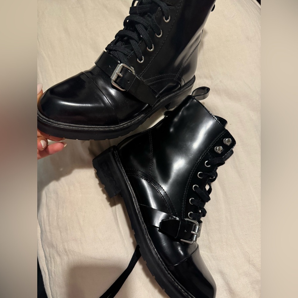 AllSaints combat boots